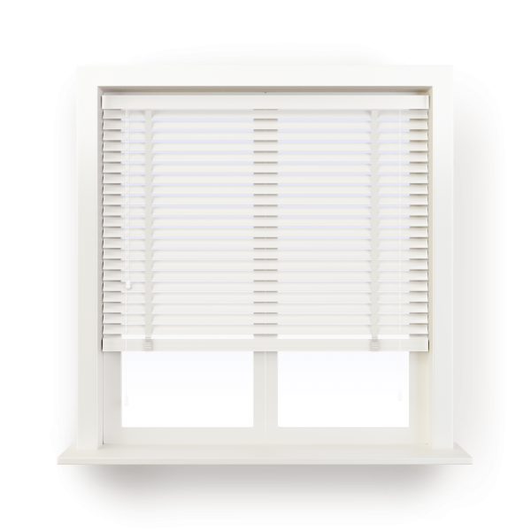 White Wood with fabric cord